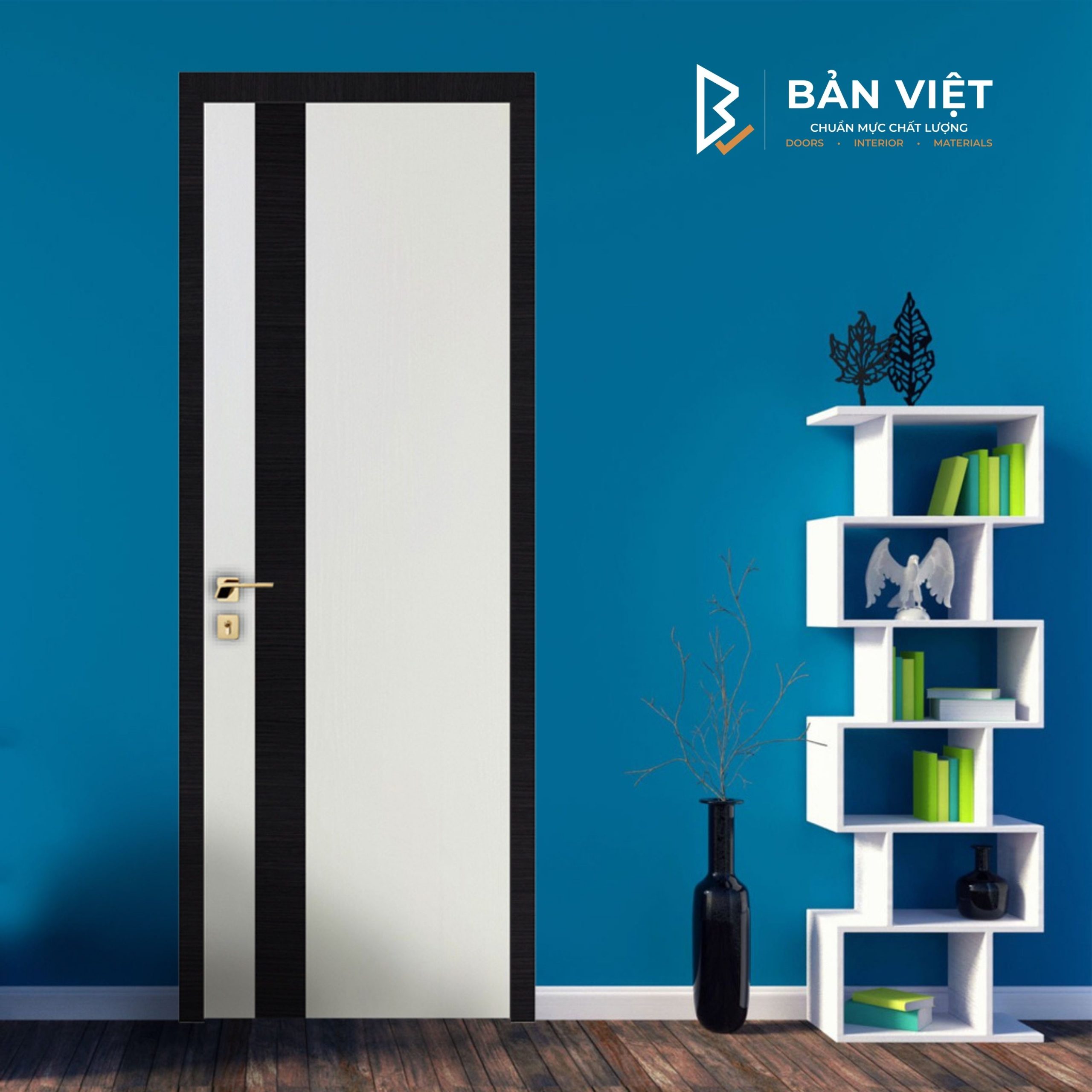 Cửa nhựa gỗ composite cao cấp BVH.37